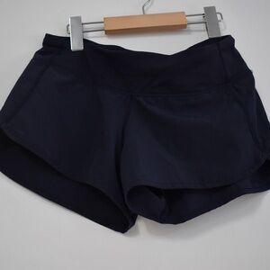 LULULEMON Speed Shorts 2.5" Midnight Navy Size 4